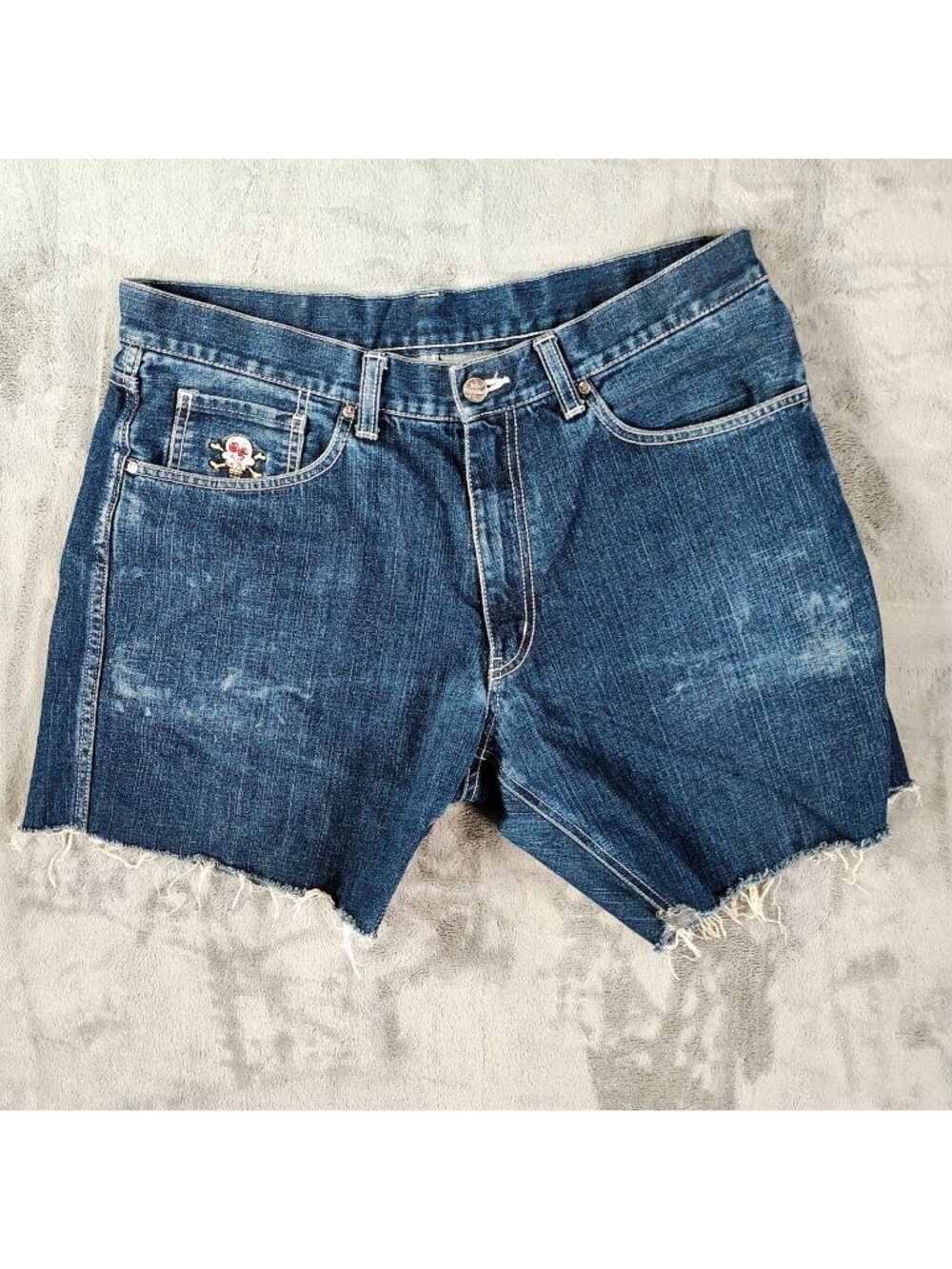 Billionaire Boys Club X Ice Cream Made in Japan DIY Cut Off Jean Shorts (34.5")